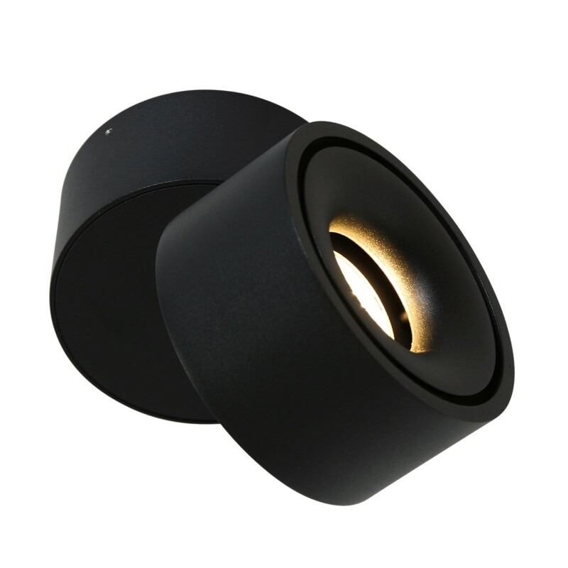 Foco moderno de metal y plástico negro Mexlite Fez Black - Imagen 12