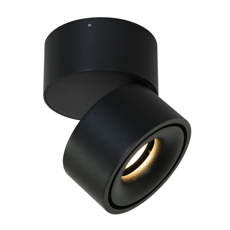 Foco moderno de metal y plástico negro Mexlite Fez Black - Imagen 13