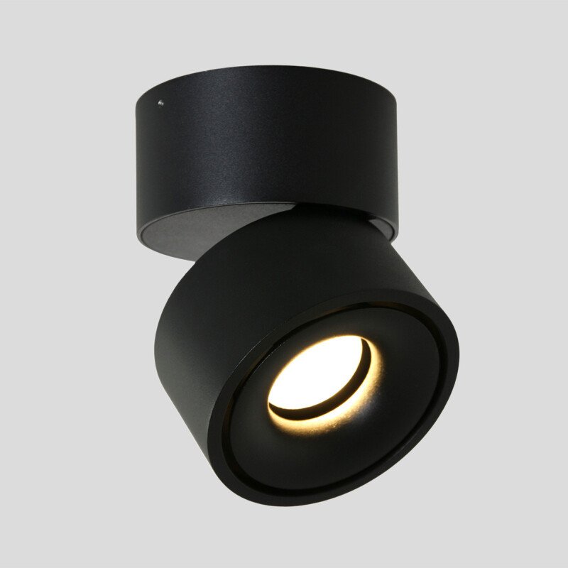 Foco moderno de metal y plástico negro Mexlite Fez Black - Imagen 15