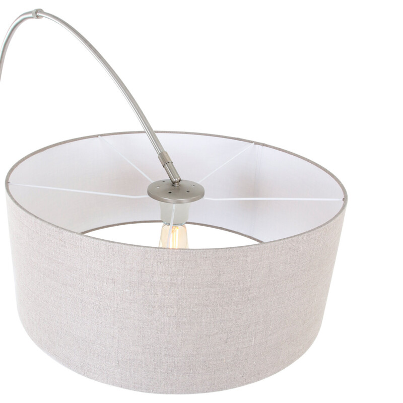 Lámpara ajustable de pie Steinhauer Sparkled light transparente y negro - Imagen 16