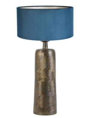 lampara-bronce-con-pantalla-azul-terciopelo-light-y-living-papey-8372br