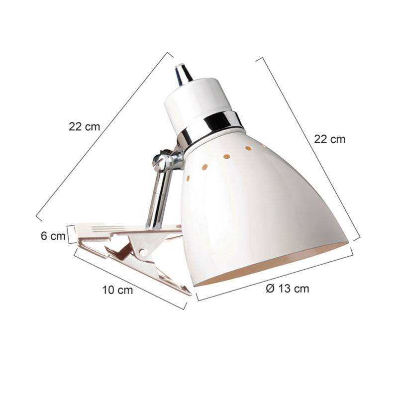 Lámpara de pared industrial negra con foco ajustable Steinhauer Spring - Imagen 7
