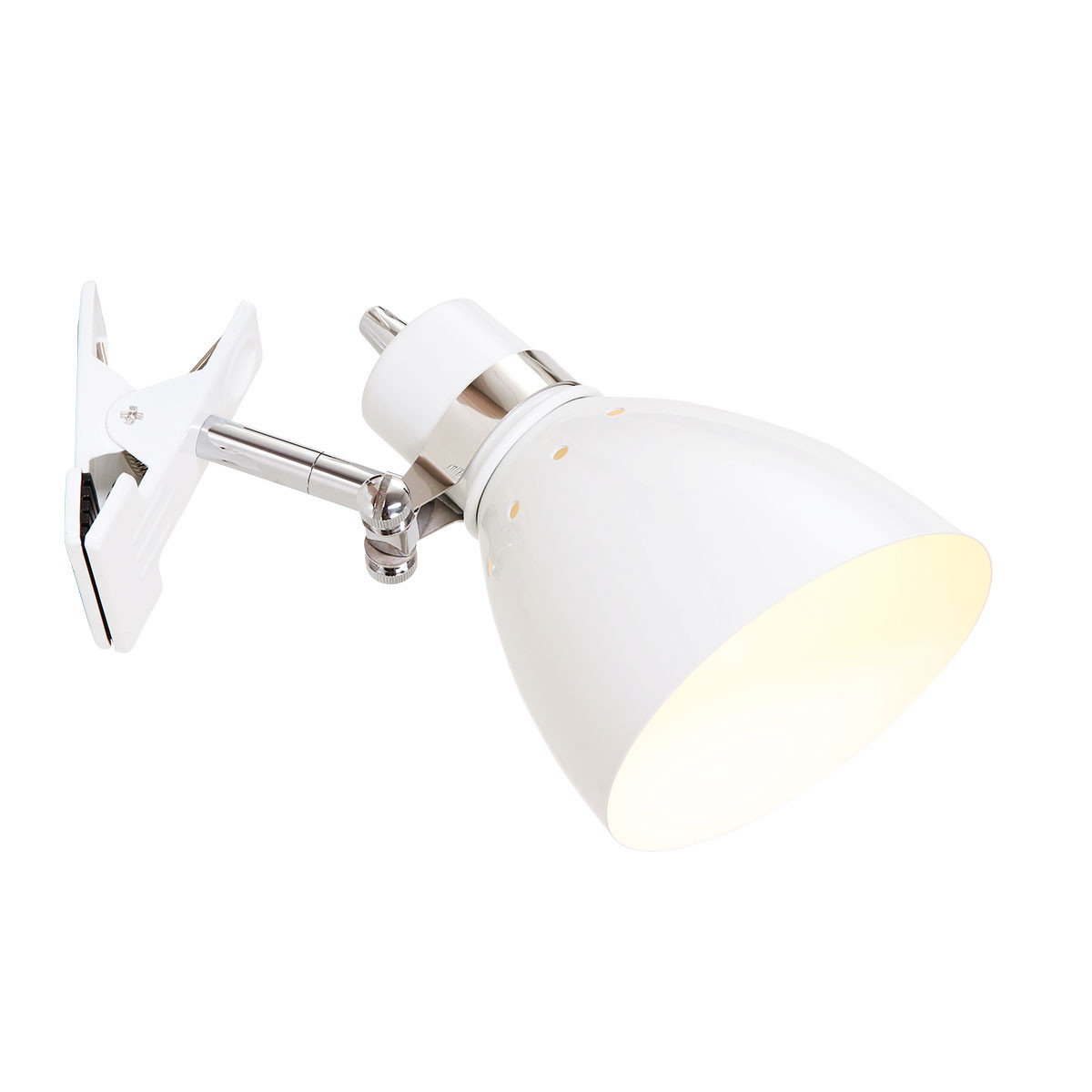 Lámpara de pared industrial negra con foco ajustable Steinhauer Spring