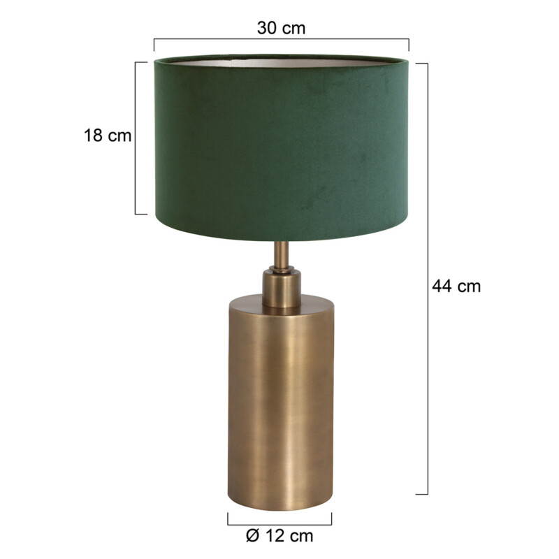 lampara-clasica-bronce-y-verde-steinhauer-brass-7310br-6