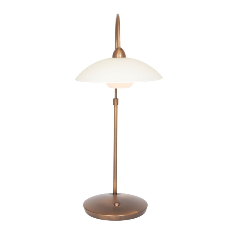 Lámpara de mesa clásica de vidrio y metal bronce Steinhauer Sovereign classic - Imagen 13
