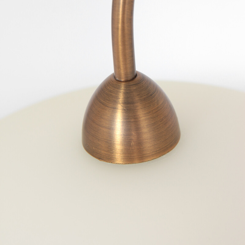 Lámpara de mesa clásica de vidrio y metal bronce Steinhauer Sovereign classic - Imagen 3