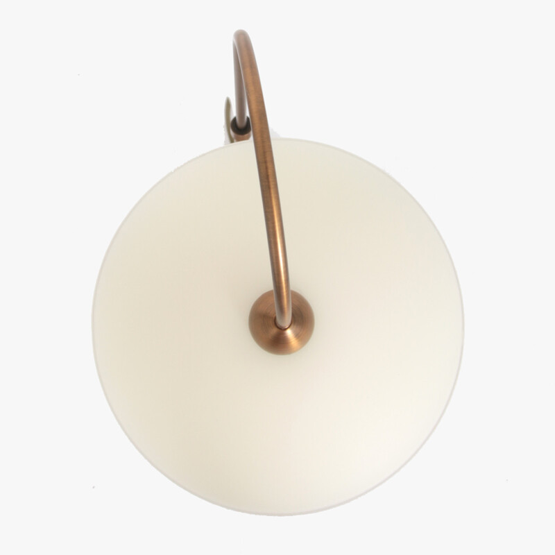 Lámpara de mesa clásica de vidrio y metal bronce Steinhauer Sovereign classic - Imagen 5