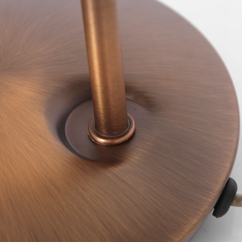 Lámpara de mesa clásica de vidrio y metal bronce Steinhauer Sovereign classic - Imagen 9