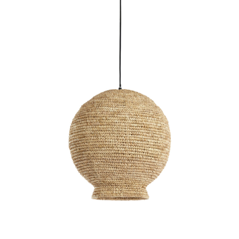 Lámpara colgante beige natural de malla fina Light and Living Coryp - Imagen 2