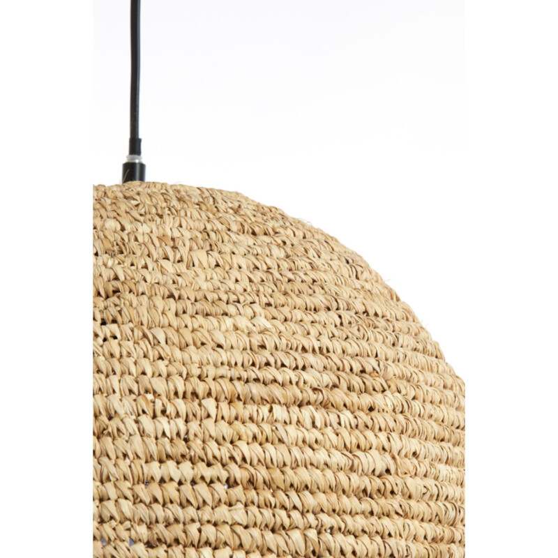 Lámpara colgante beige natural de malla fina Light and Living Coryp - Imagen 4