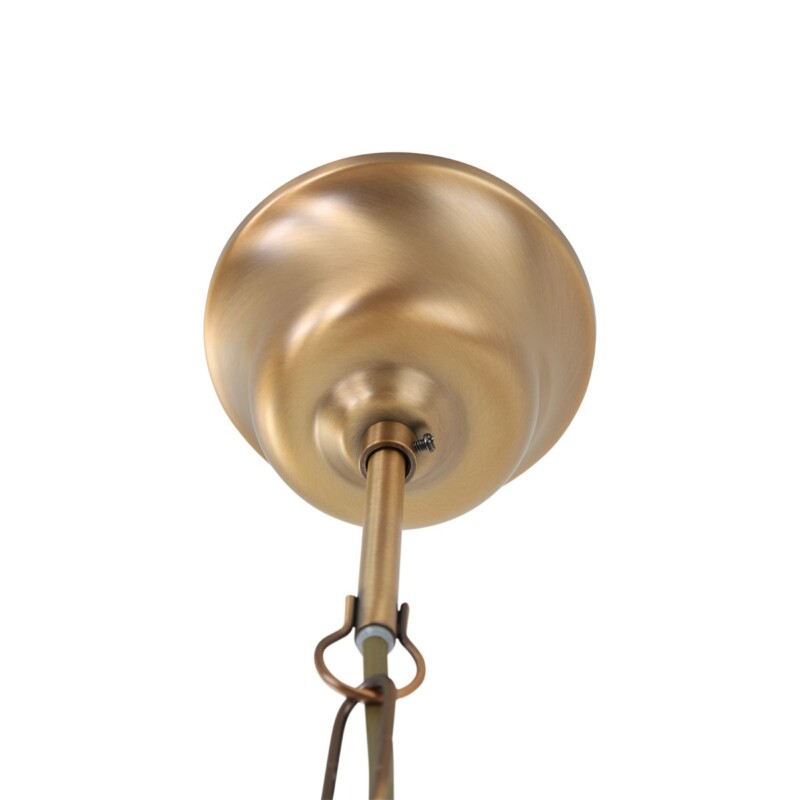 Lámpara colgante de 2 luces de bronce con forma de linterna de vidrio Steinhauer Pimpernel - Imagen 11