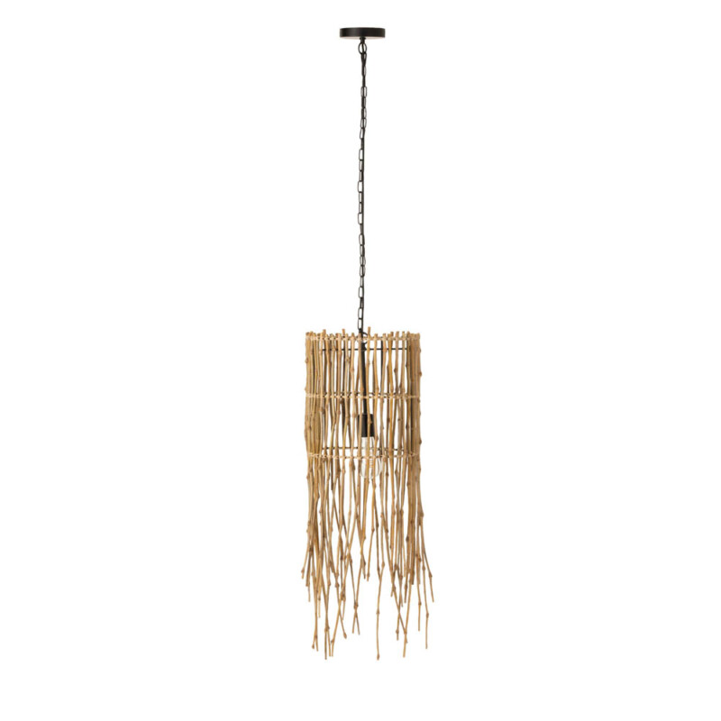 Lámpara colgante clásica de madera beige Jolipa Jasper - Imagen 2