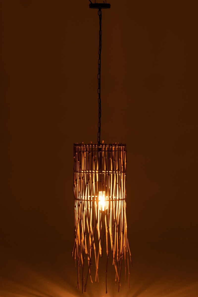 Lámpara colgante clásica de madera beige Jolipa Jasper - Imagen 4