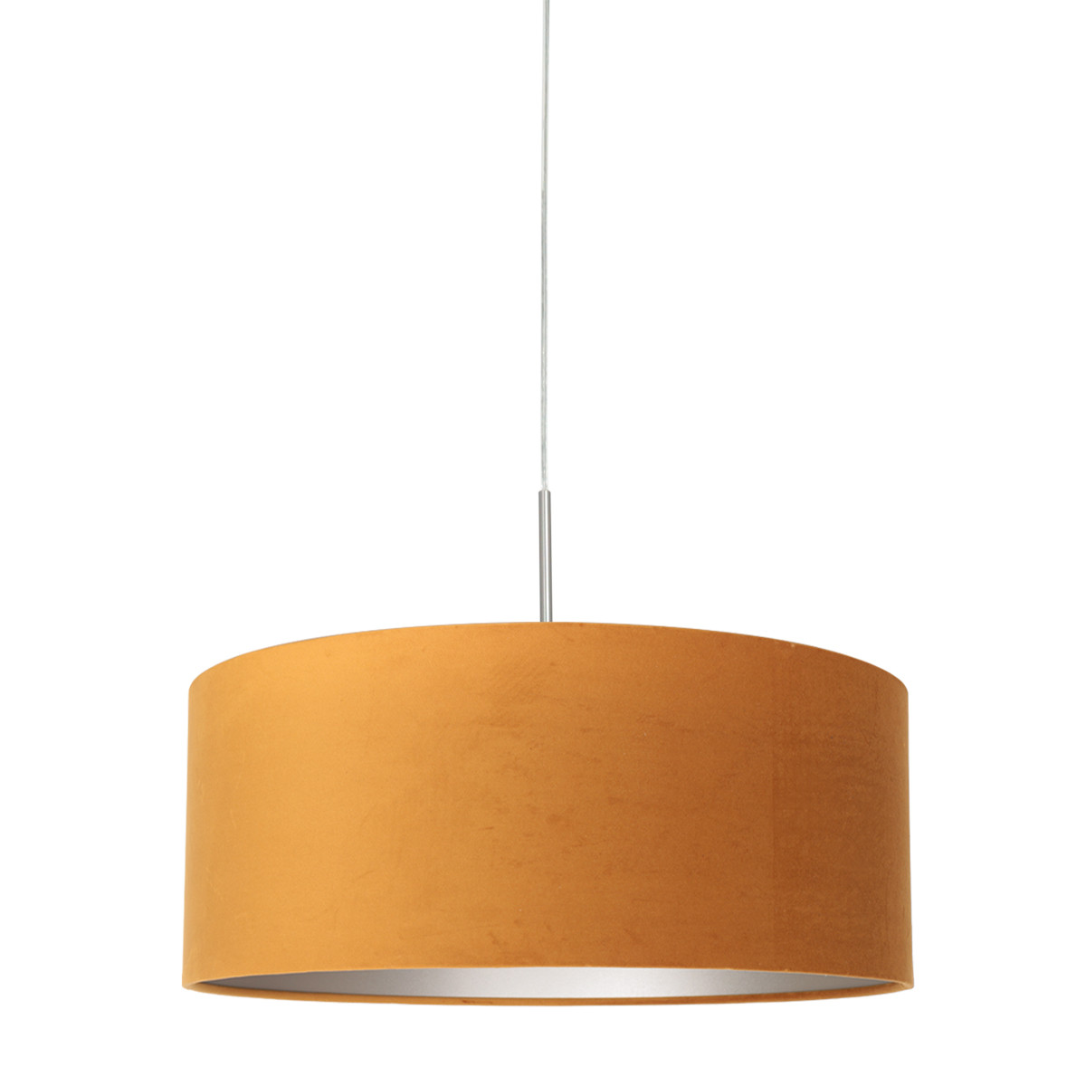 Lámpara colgante con pantalla redonda  Steinhauer Sparkled light dorado y acero