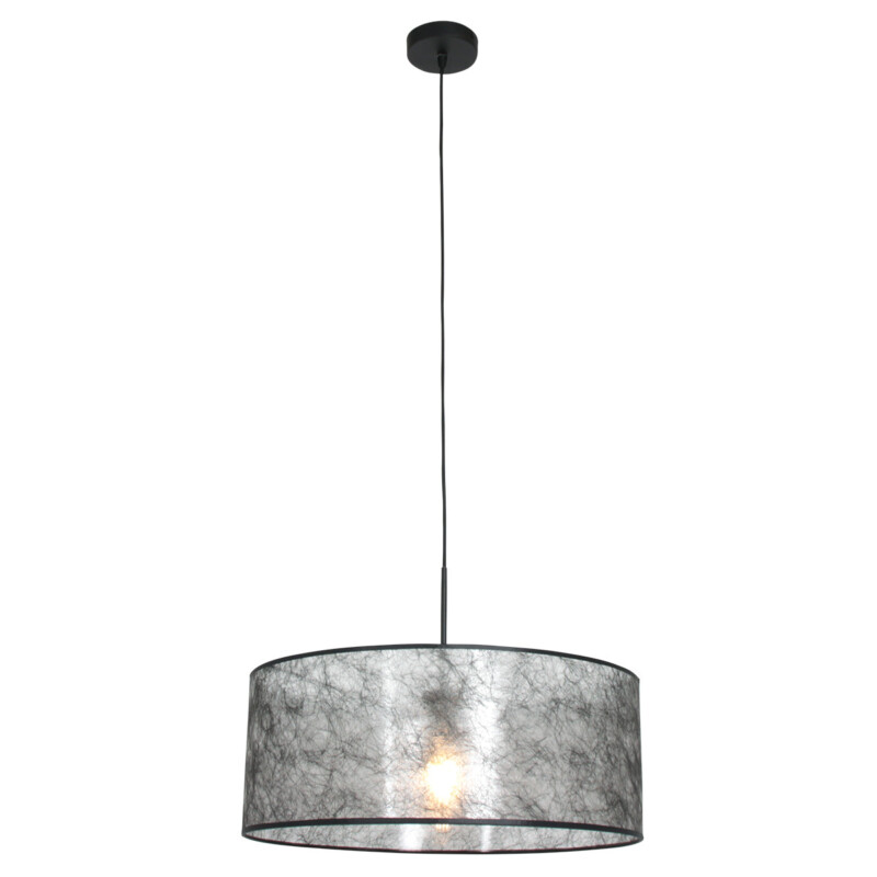 Lámpara colgante con pantalla Steinhauer Sparkled light negro - Imagen 2