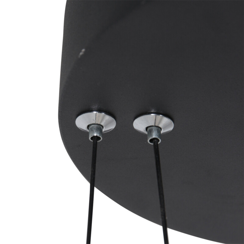 Lámpara colgante de metal negro moderna Steinhauer Ringlux - Imagen 14