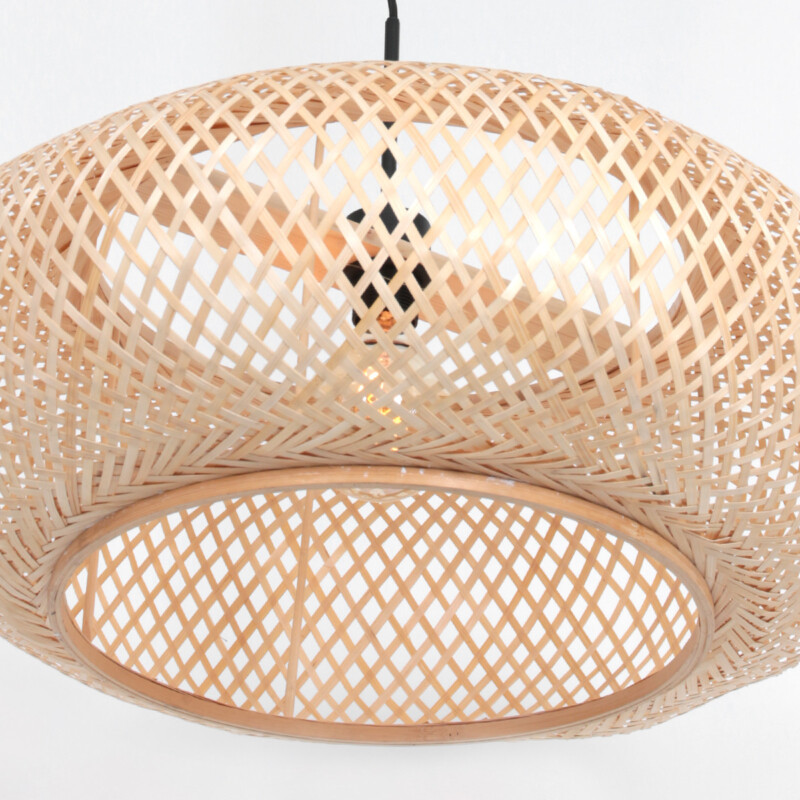 Lámpara colgante de mimbre ovalada Anne Lighting Sparkled Light - Imagen 10