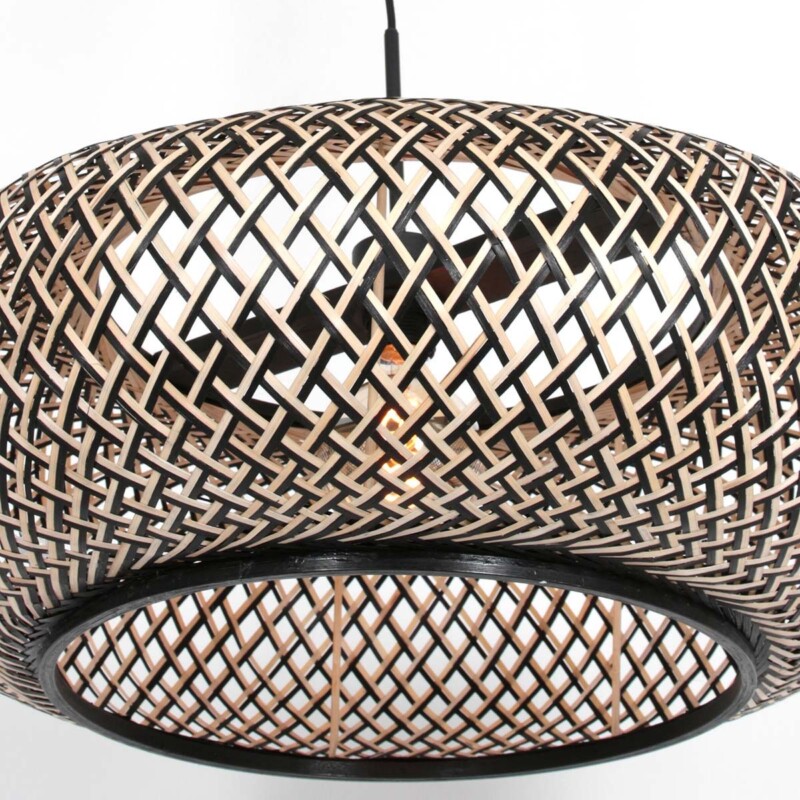 Lámpara colgante de ratán trenzado Anne Lighting Sparkled Light - Imagen 13
