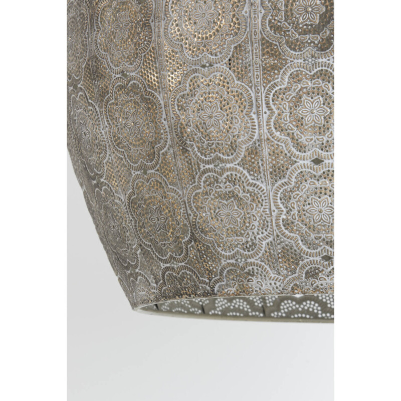 Lámpara colgante dorada oriental con motivo floral Light and Living Emine - Imagen 7