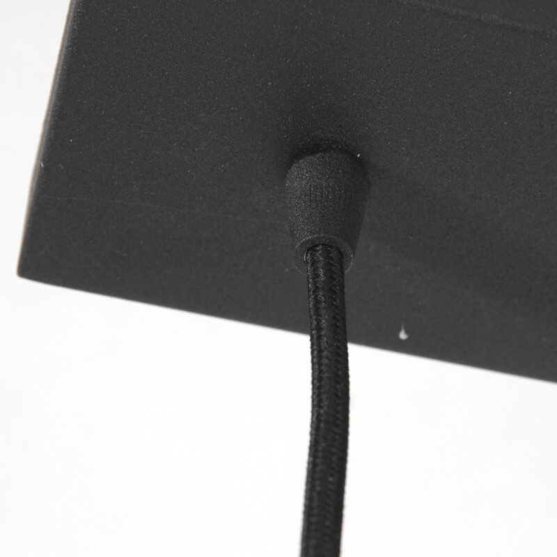 Lámpara colgante estilo moderno Steinhauer Lotus vidrio ahumado y negro - Imagen 5