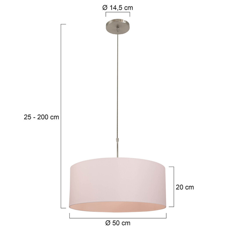 Lámpara colgante extensible Steinhauer Stresa 50cm - Imagen 6