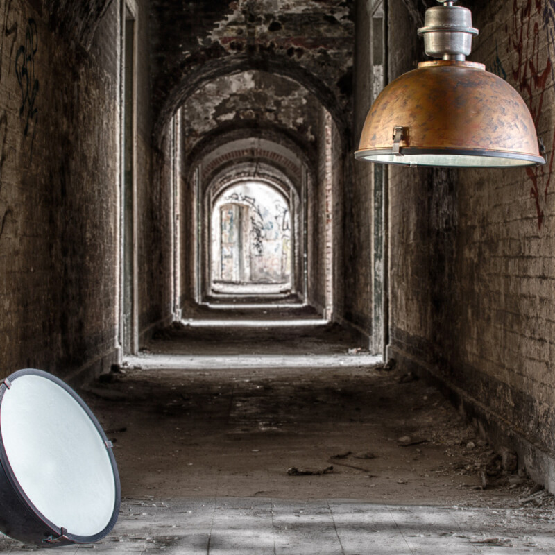 Lámpara colgante robusta de metal/cristal marrón en forma de cúpula Steinhauer Bikkel - Imagen 4