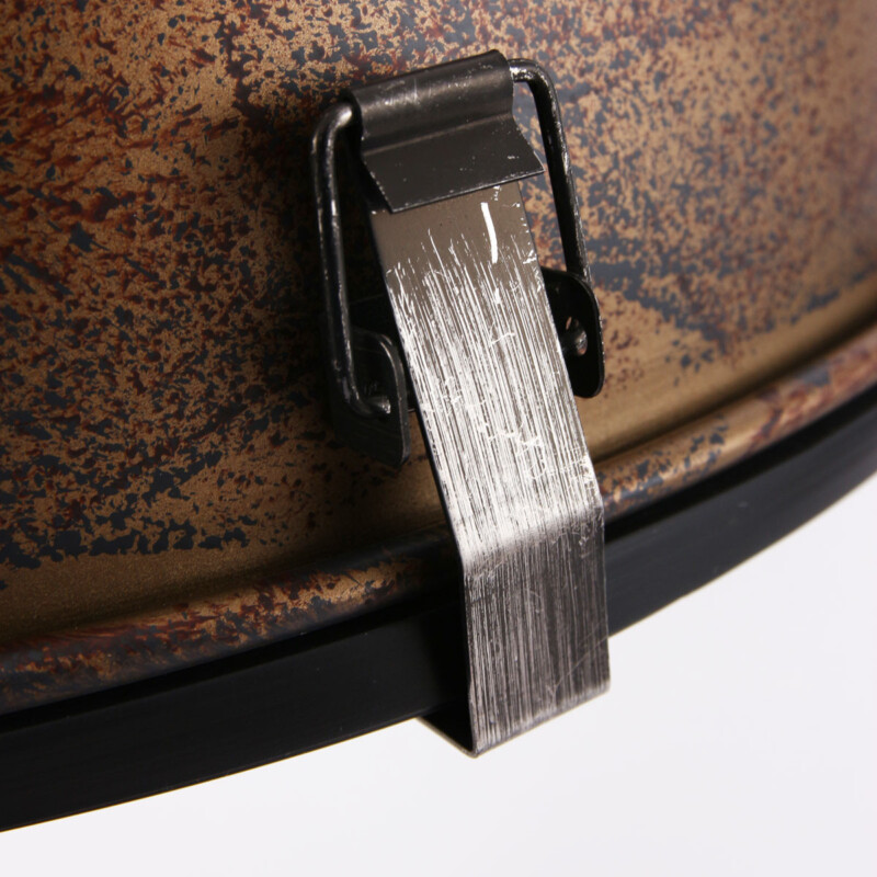 Lámpara colgante robusta de metal/cristal marrón en forma de cúpula Steinhauer Bikkel - Imagen 6