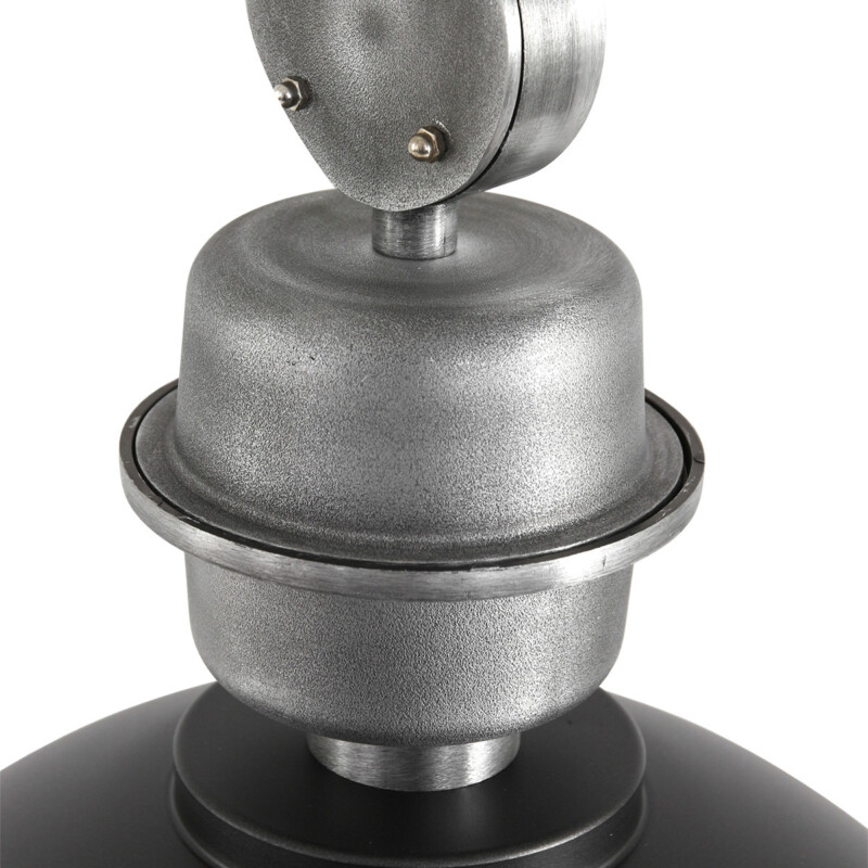 Lámpara colgante industrial de metal negro Mexlite Gaeve - Imagen 12