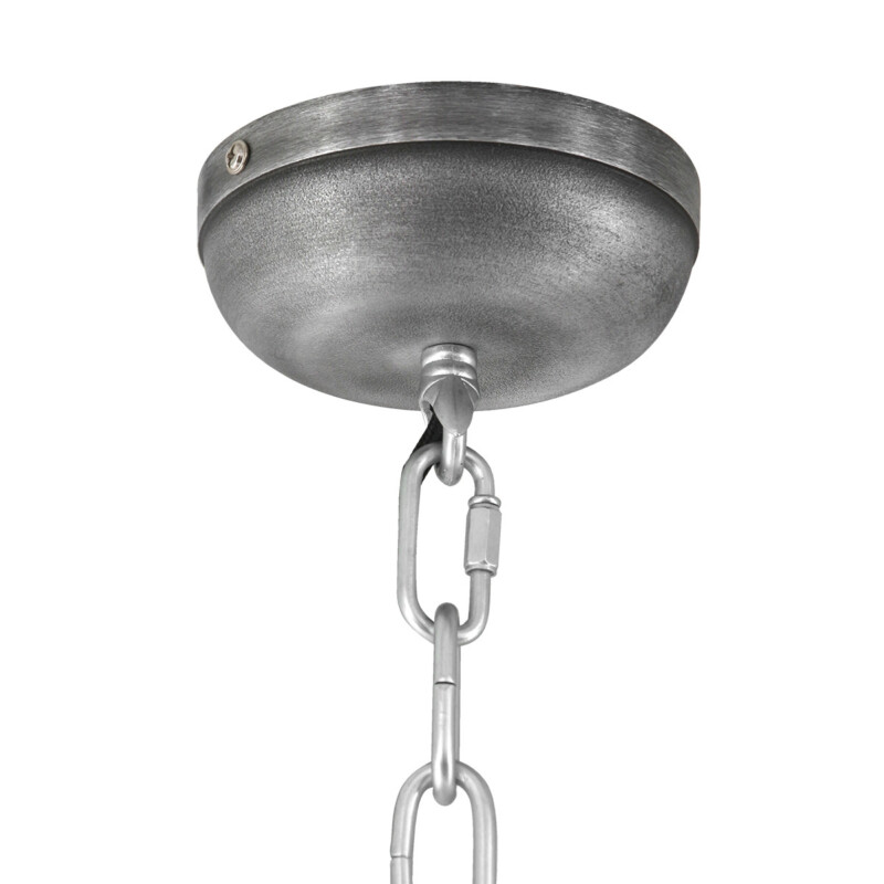 Lámpara colgante industrial de metal negro Mexlite Gaeve - Imagen 13