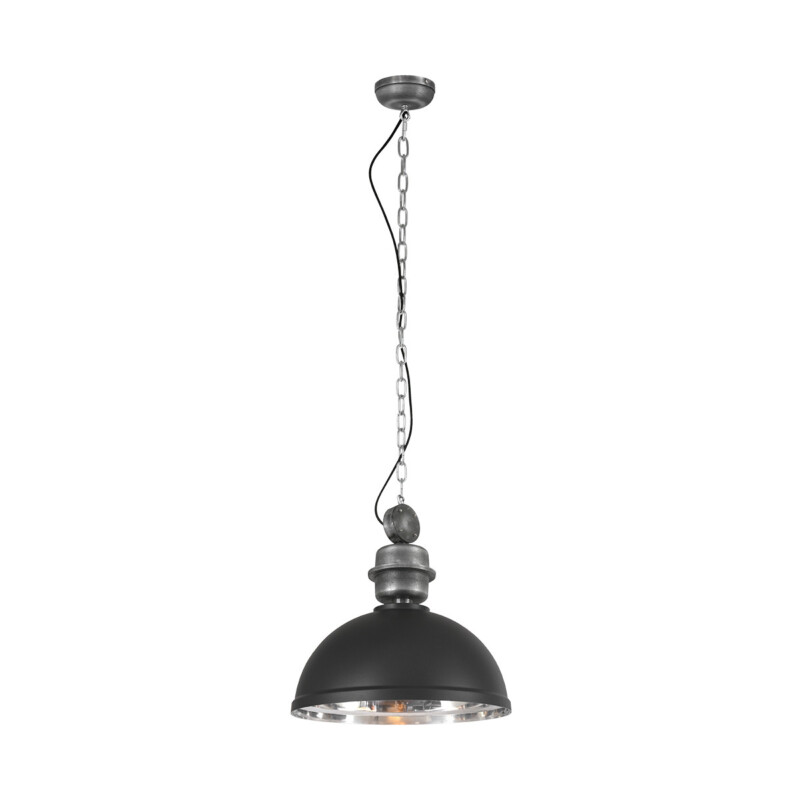 Lámpara colgante industrial de metal negro Mexlite Gaeve - Imagen 3