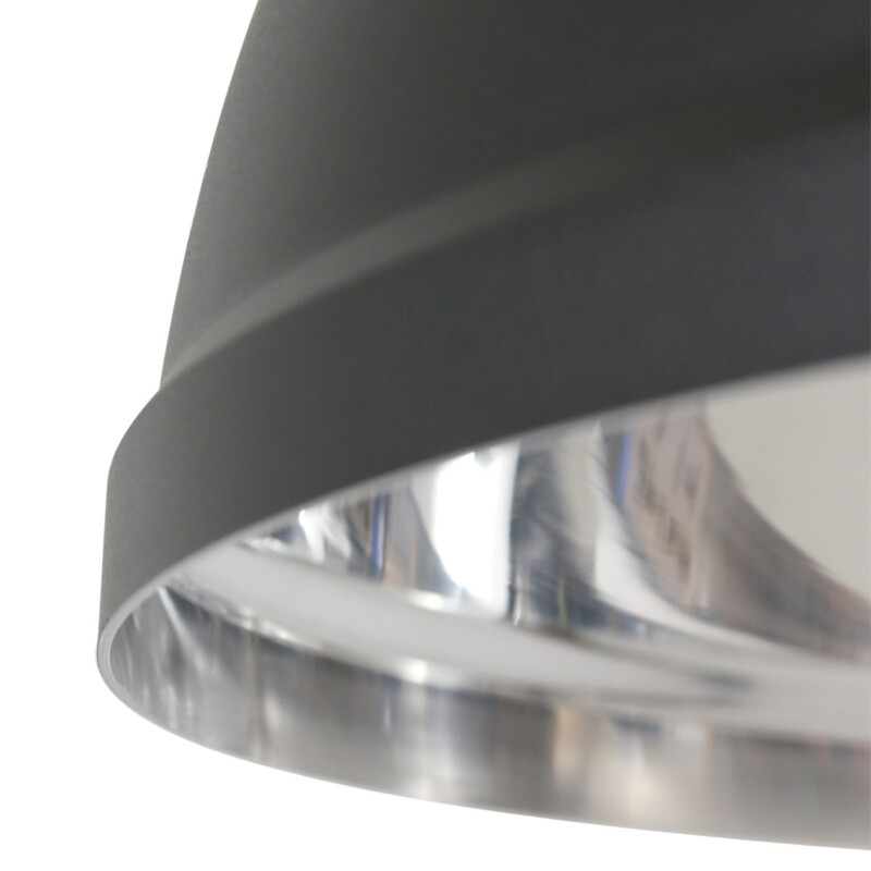 Lámpara colgante industrial de metal negro Mexlite Gaeve - Imagen 6