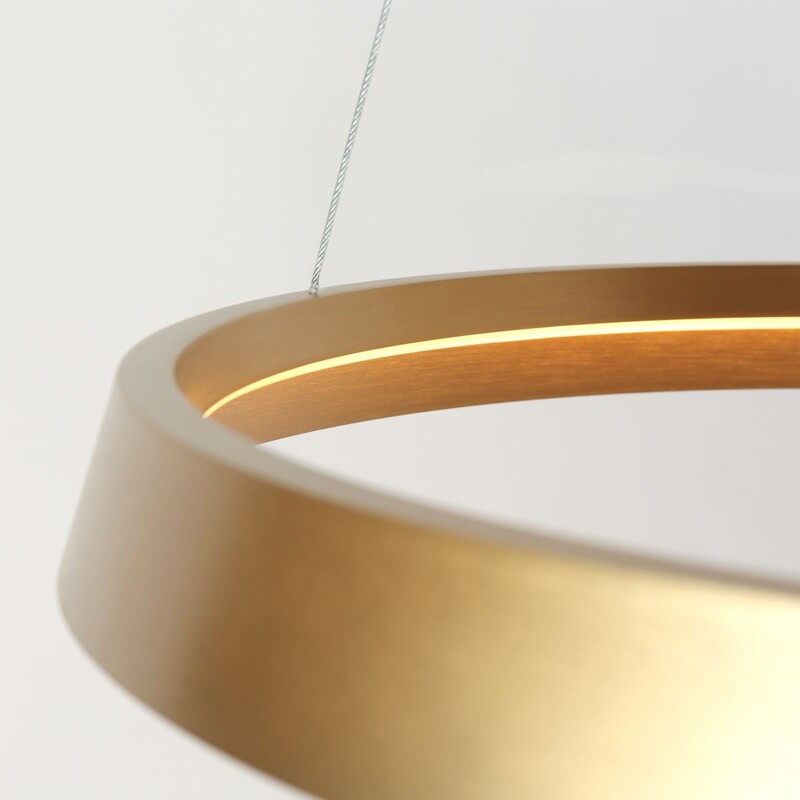 Lámpara Colgante LED Circular Dorada Steinhauer Ringlux dorado - Imagen 3