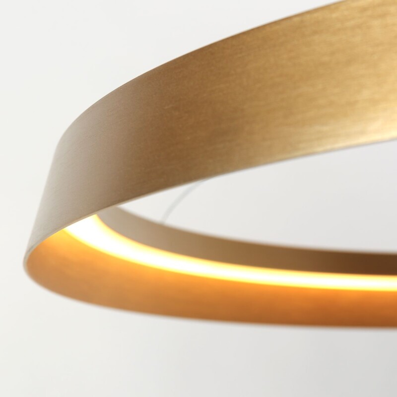 Lámpara Colgante LED Circular Dorada Steinhauer Ringlux dorado - Imagen 4