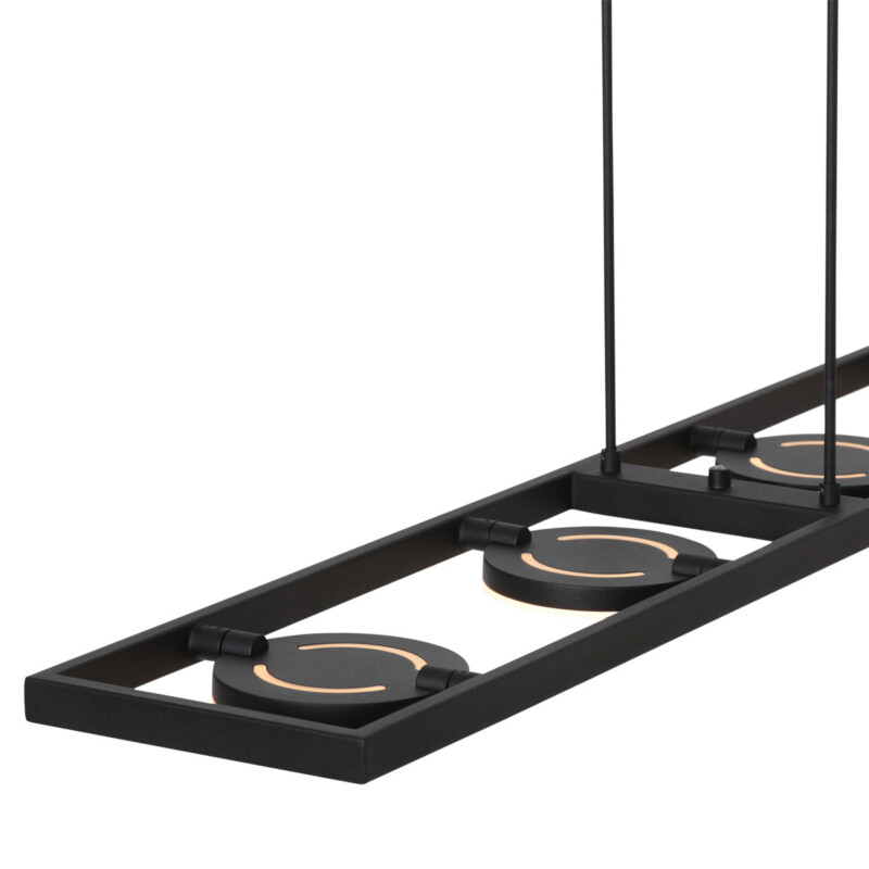 Lámpara colgante negra de metal moderna Steinhauer Soleil - Imagen 3