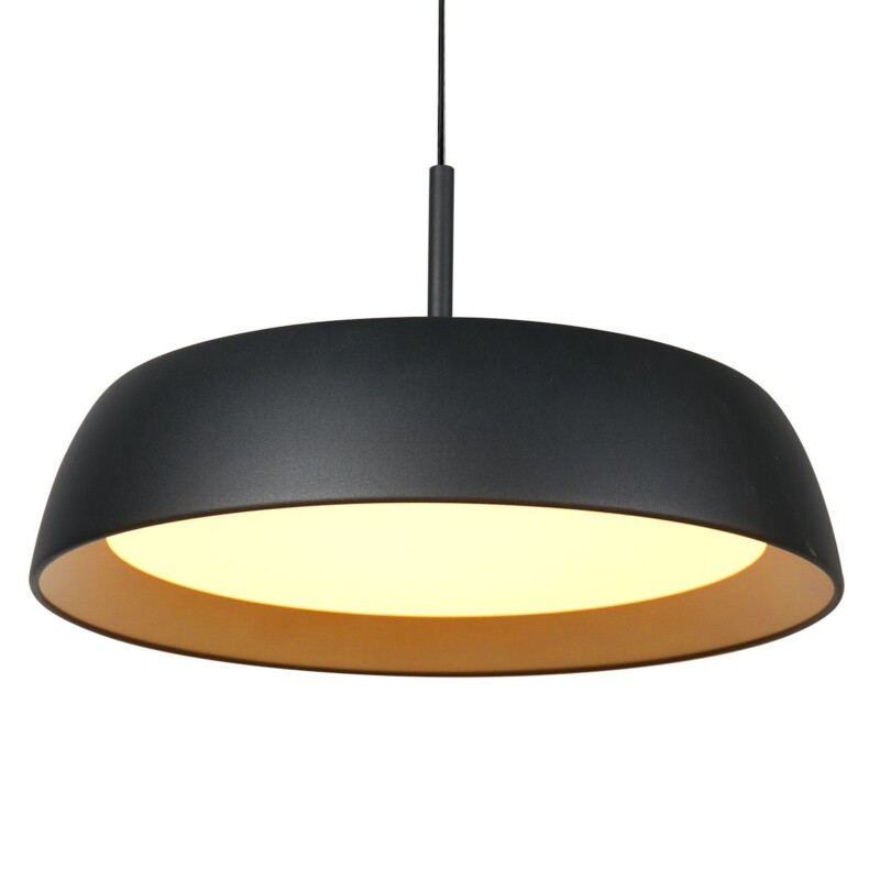Lámpara Colgante Moderna Negra con Interior Dorado Steinhauer Mykty dorado y negro - Imagen 10