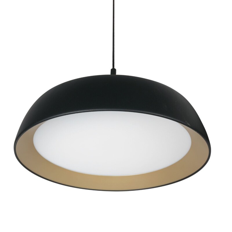 Lámpara Colgante Moderna Negra con Interior Dorado Steinhauer Mykty dorado y negro - Imagen 11