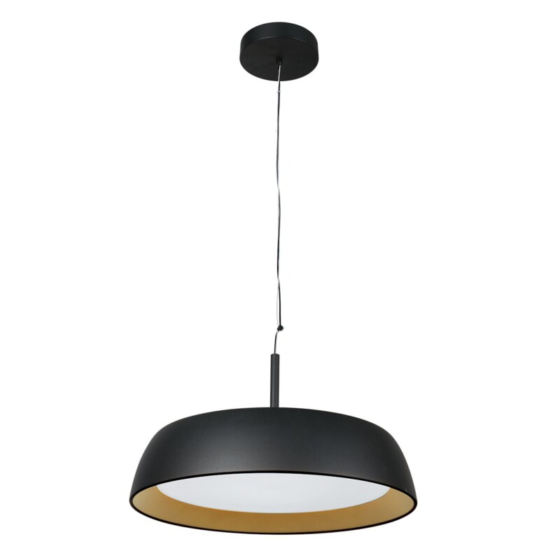 Lámpara Colgante Moderna Negra con Interior Dorado Steinhauer Mykty dorado y negro - Imagen 13