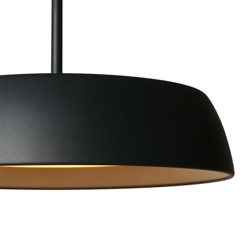Lámpara Colgante Moderna Negra con Interior Dorado Steinhauer Mykty dorado y negro - Imagen 4