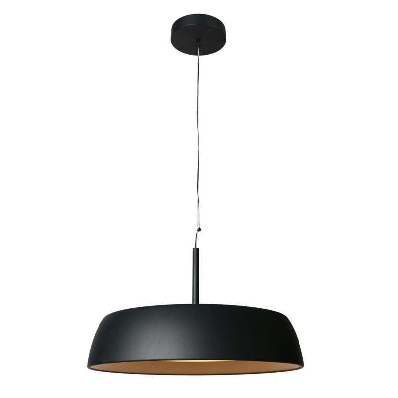 Lámpara Colgante Moderna Negra con Interior Dorado Steinhauer Mykty dorado y negro - Imagen 8