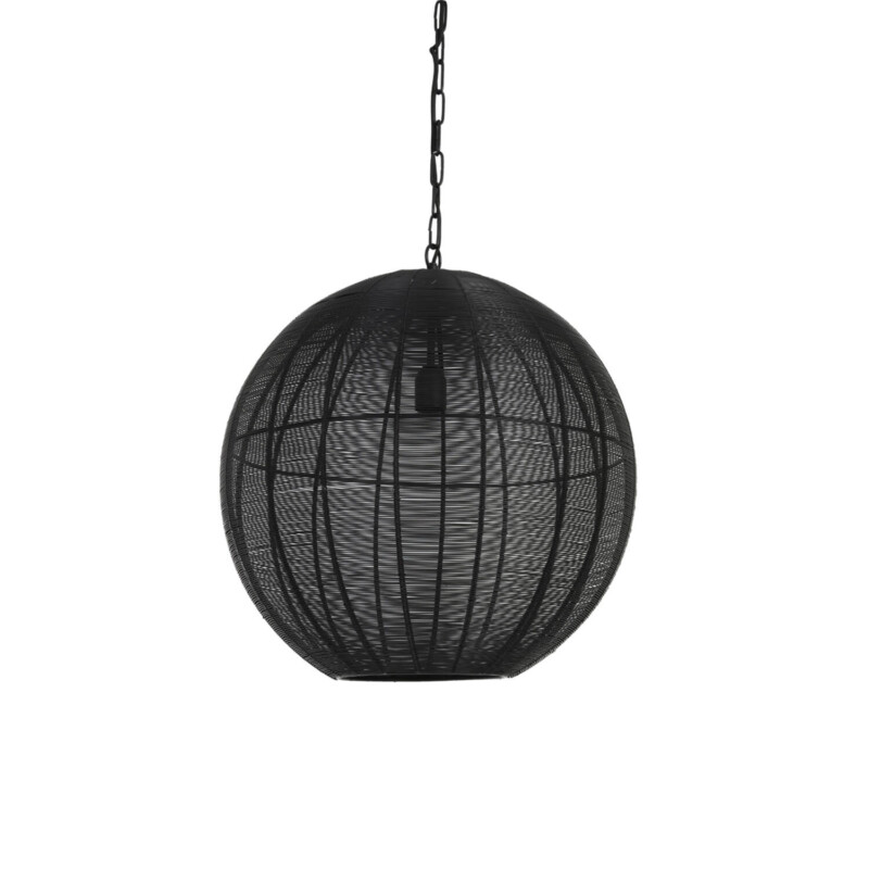 Lámpara colgante moderna negra esférica Light and Living Amarah - Imagen 2