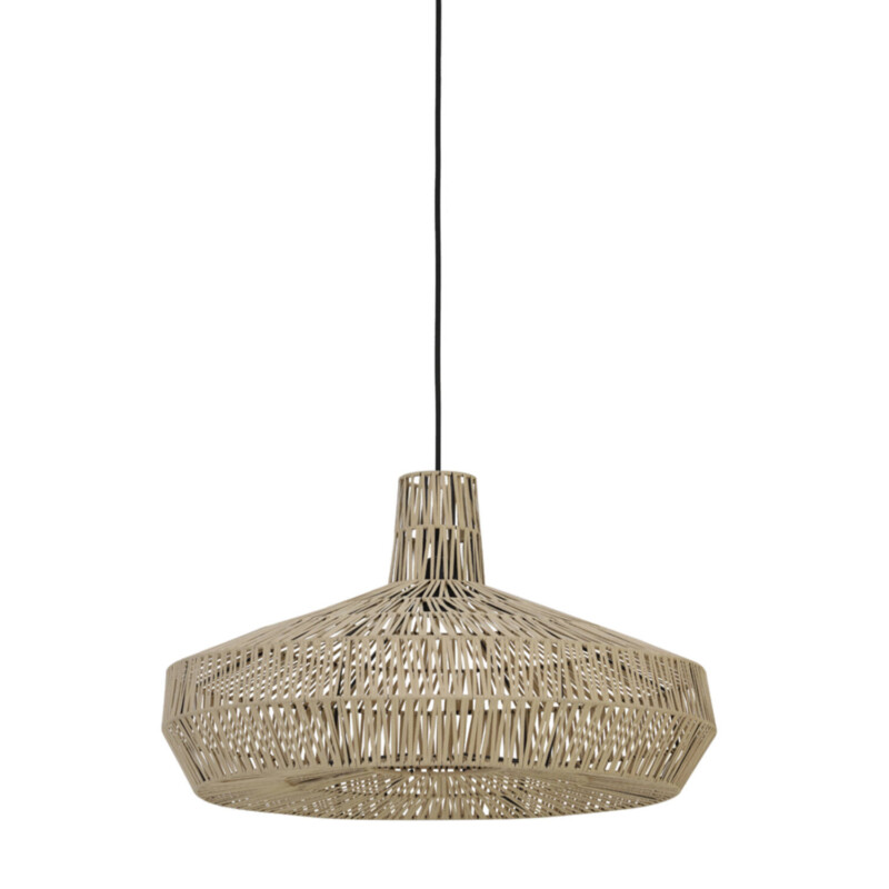 Lámpara colgante natural beige de ratán Light and Living Masey - Imagen 2
