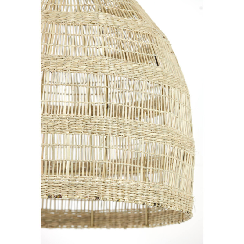 Lámpara colgante natural beige en forma de jaula de pájaro Light and Living Sagar - Imagen 6