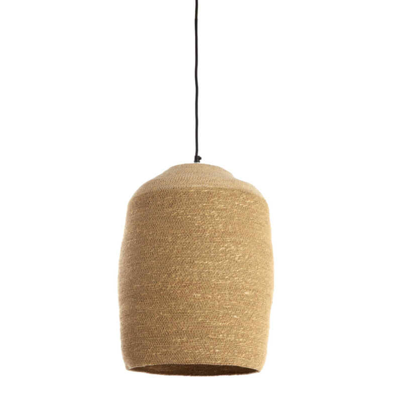Lámpara colgante natural beige ovalada Light and Living Bolsena - Imagen 2
