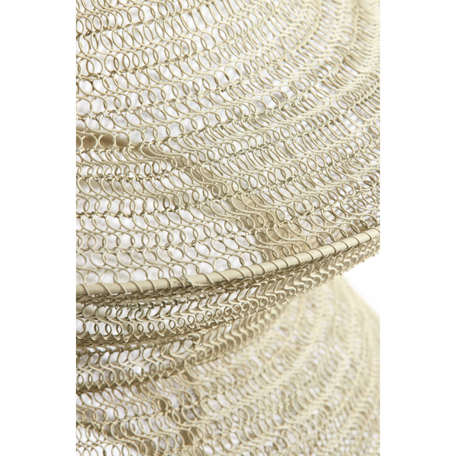 Lámpara colgante natural blanca tipo nasas de pescar Light and Living Nakisha - Imagen 4