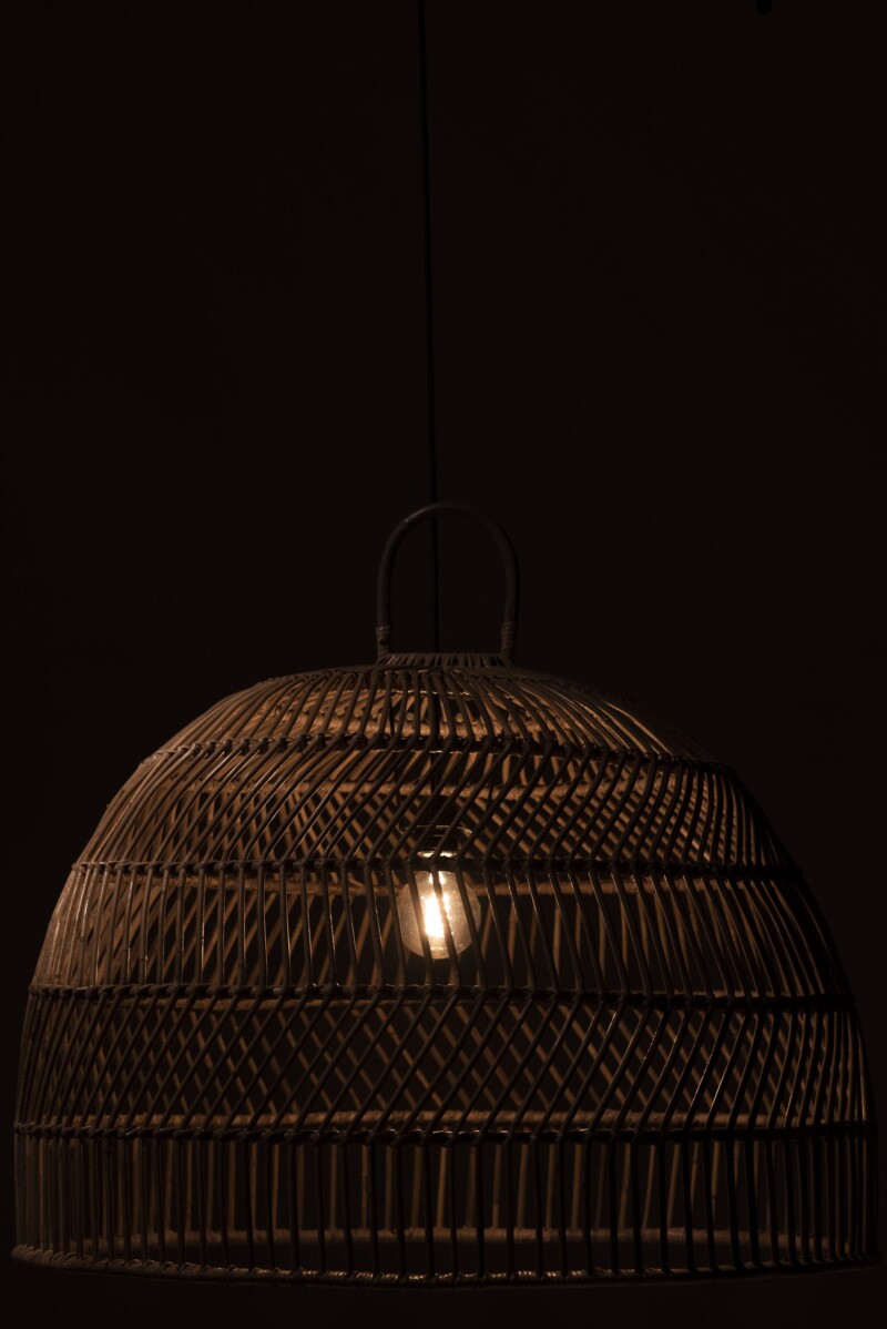 Lámpara colgante natural de madera marrón Jolipa Mimi - Imagen 4