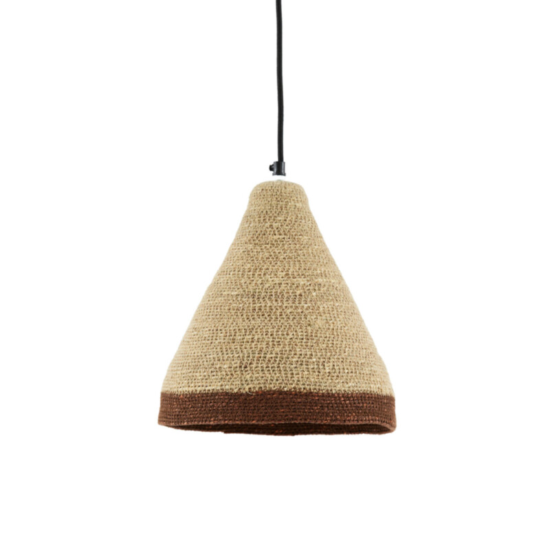 Lámpara colgante natural en beige con acentos marrones Light and Living Brescia - Imagen 2