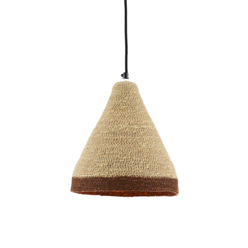 Lámpara colgante natural en beige con acentos marrones Light and Living Brescia - Imagen 5