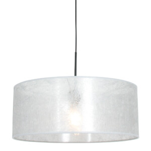 lampara-colgante-pantalla-plata-steinhauer-sparkled-light-blanco-8153zw