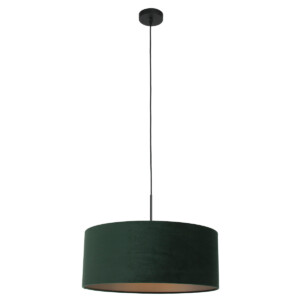 lampara-colgante-pantalla-terciopelo-steinhauer-sparkled-light-verde-y-negro-8156zw-2