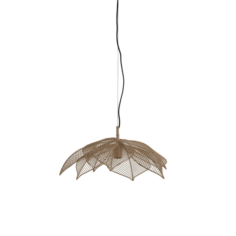 Lámpara colgante retro beige en forma de flor Light and Living Pavas - Imagen 2